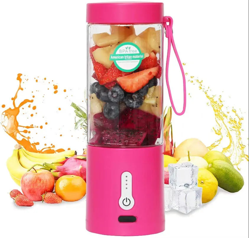 Portable rechargeable hand blender in choice of colours with 530ml juice cup