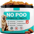 180 pumpkin-flavoured probiotic chewable tablets for dogs in sealed container