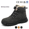 Lightweight labour protection shoes in leather with rubber sole, shown in black colour option