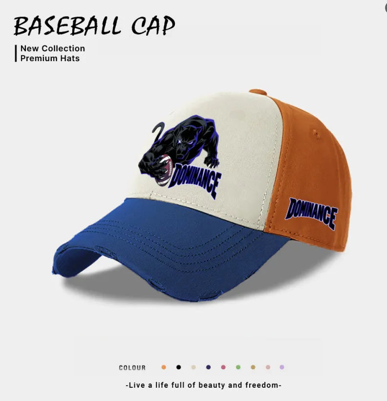 Men's casual baseball cap in beige, made from polyester with adjustable back strap