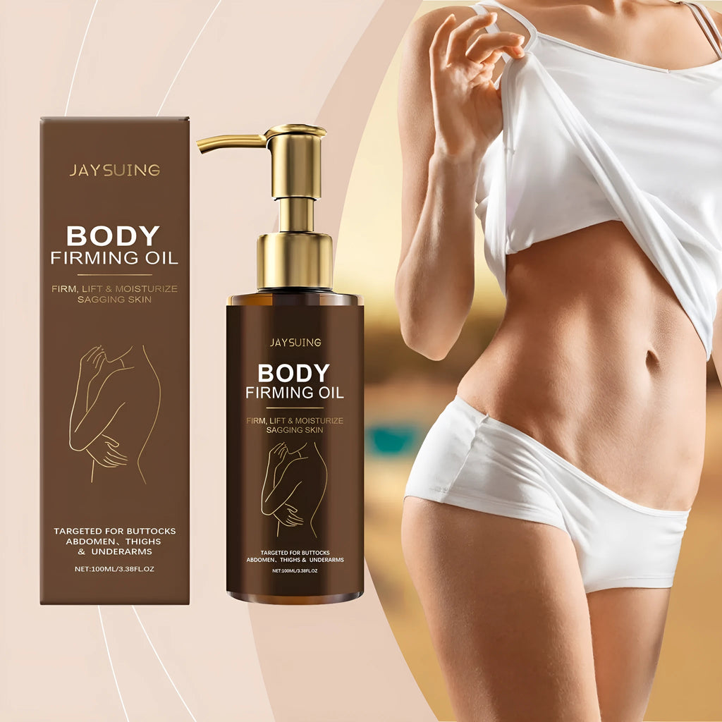 100ml nourishing firming body oil bottle with hyaluronic acid and vitamin E for dry skin