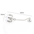 Miniature gold and silver metal retro ceiling light decoration for photography props.