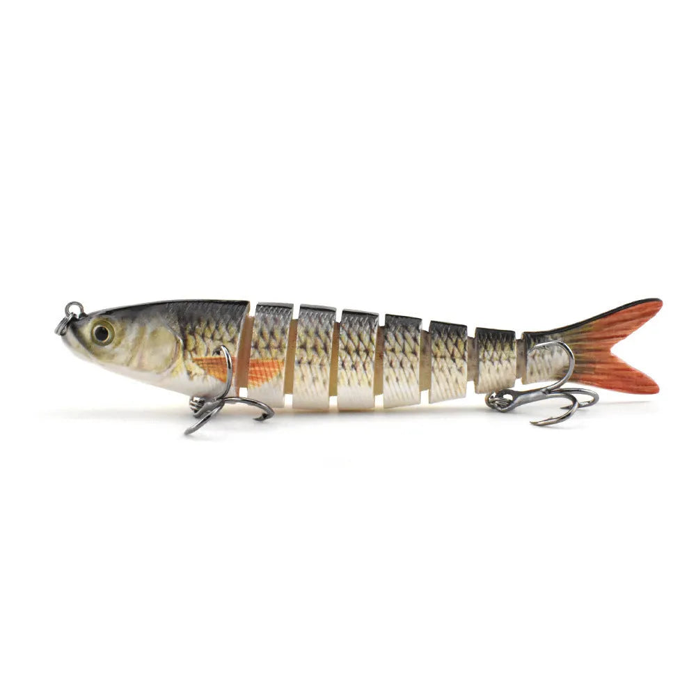 Eight Fish brand hard bait fishing lure, 133 mm long, shown in one of its eleven available colour options.