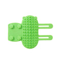 Silicone wall-mounted cat scratching comb with adjustable strap in four colour options