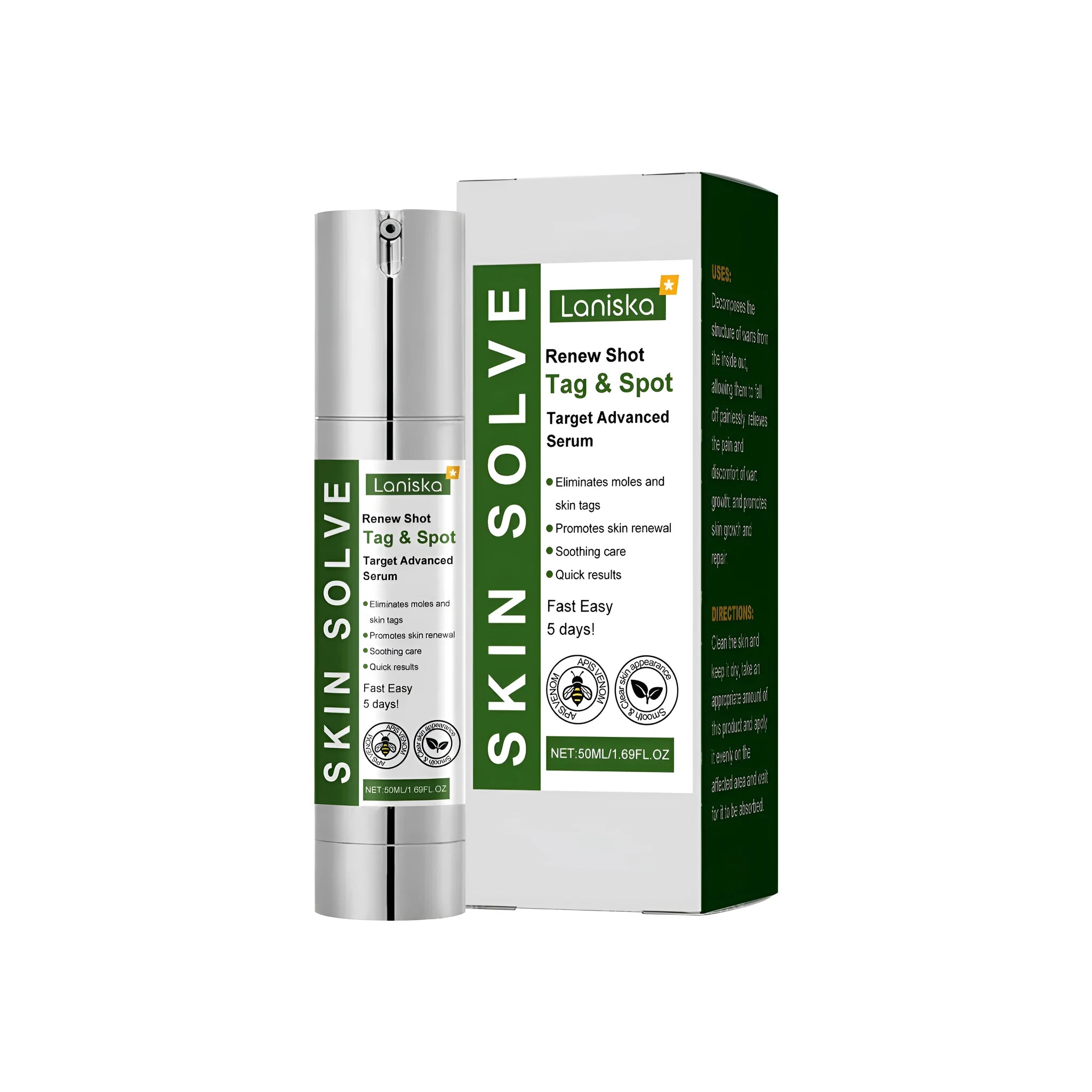 50g tube of skin blemish cream with natural ingredients including mint, tea tree oil and salicylic acid