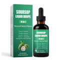 Nutrively 10in1 Soursop Extract Drops in a 60ml amber glass bottle with dropper top on a white background