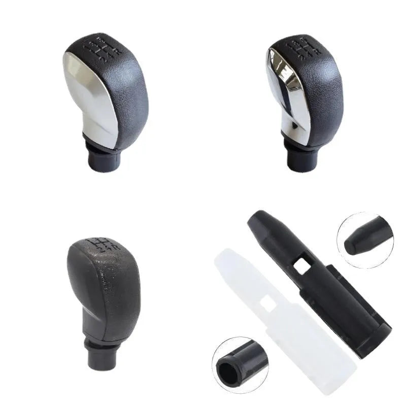 Leather car gear shift head replacement for Peugeot and Citroen vehicles in multiple colour options