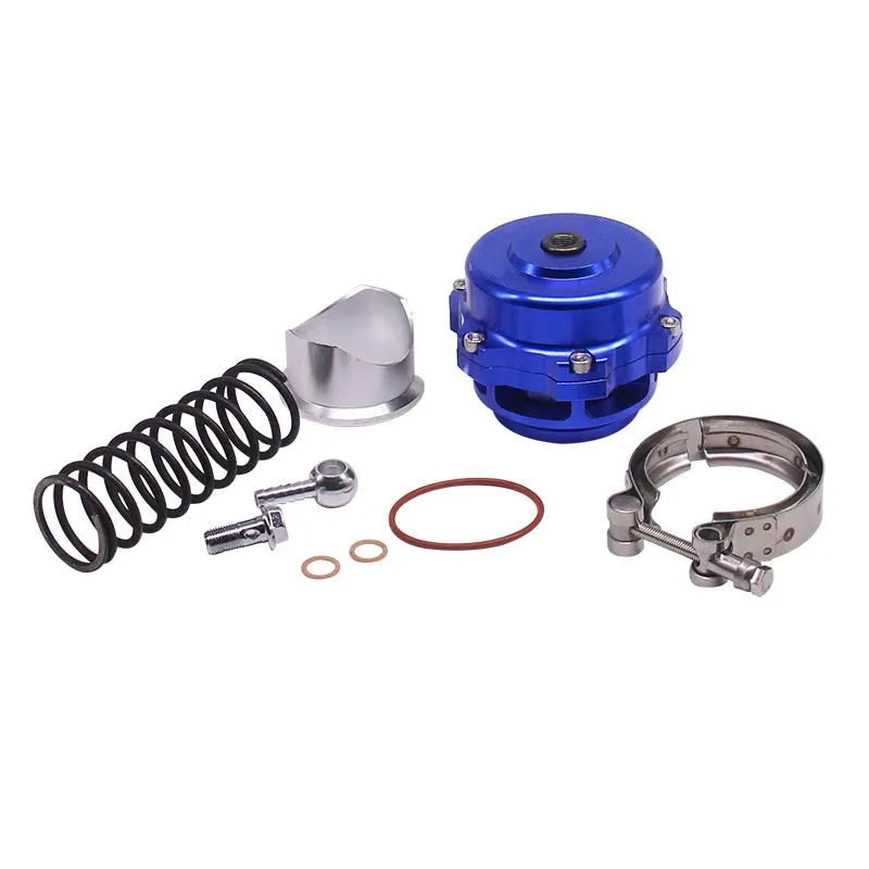 50mm aluminium blowdown valve for automotive turbo systems in multiple colour options