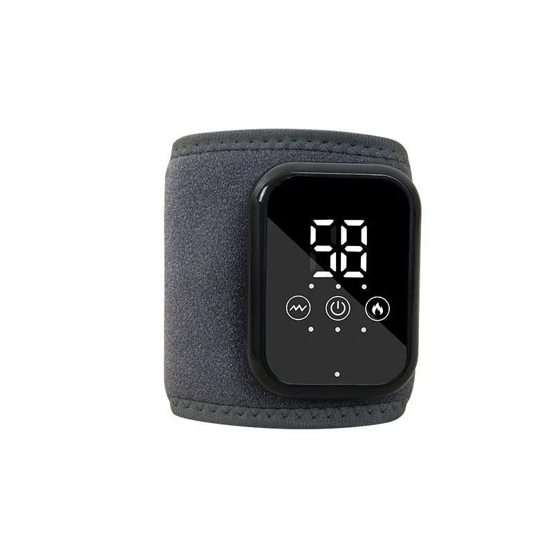 Electric heating ankle sleeve in black or grey with 8W thermal output