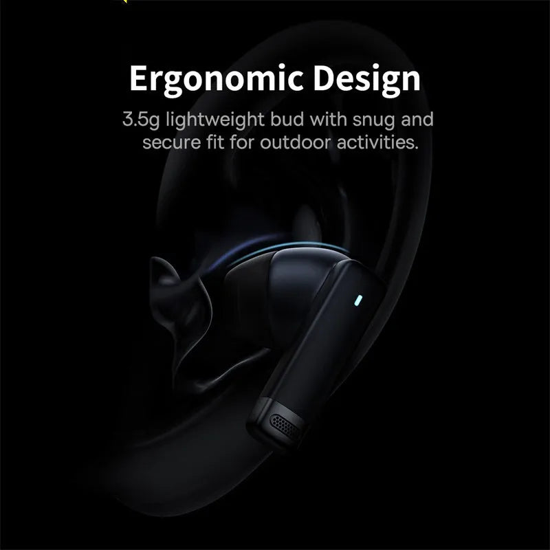 Pearl White and Obsidian Black active noise cancelling wireless earbuds with charging case.