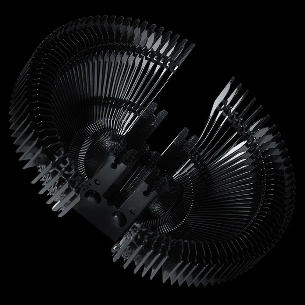 RGB LED air CPU cooler with aluminium heatsink, two heat pipes, and 10cm oil bearing fan for 115X AMD