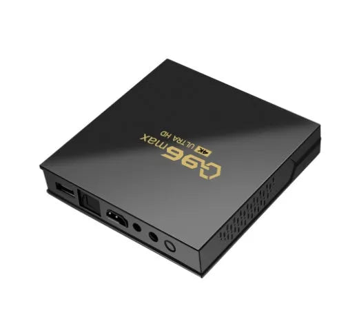 Q96 MAX S905 Android 4K TV Box set-top box with remote control and accessories