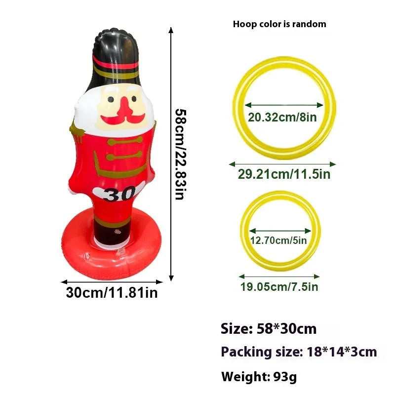 Ghost Festival inflatable octopus ferrule PVC throwing toy in assorted colours and styles.
