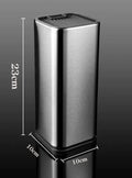 Stainless steel kitchen tool holder with detachable storage bucket for knives and cutlery organisation