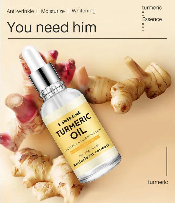 Facial cleansing turmeric cleanser set with 50g milk, 30ml butter and 30ml essence for moisturising skin