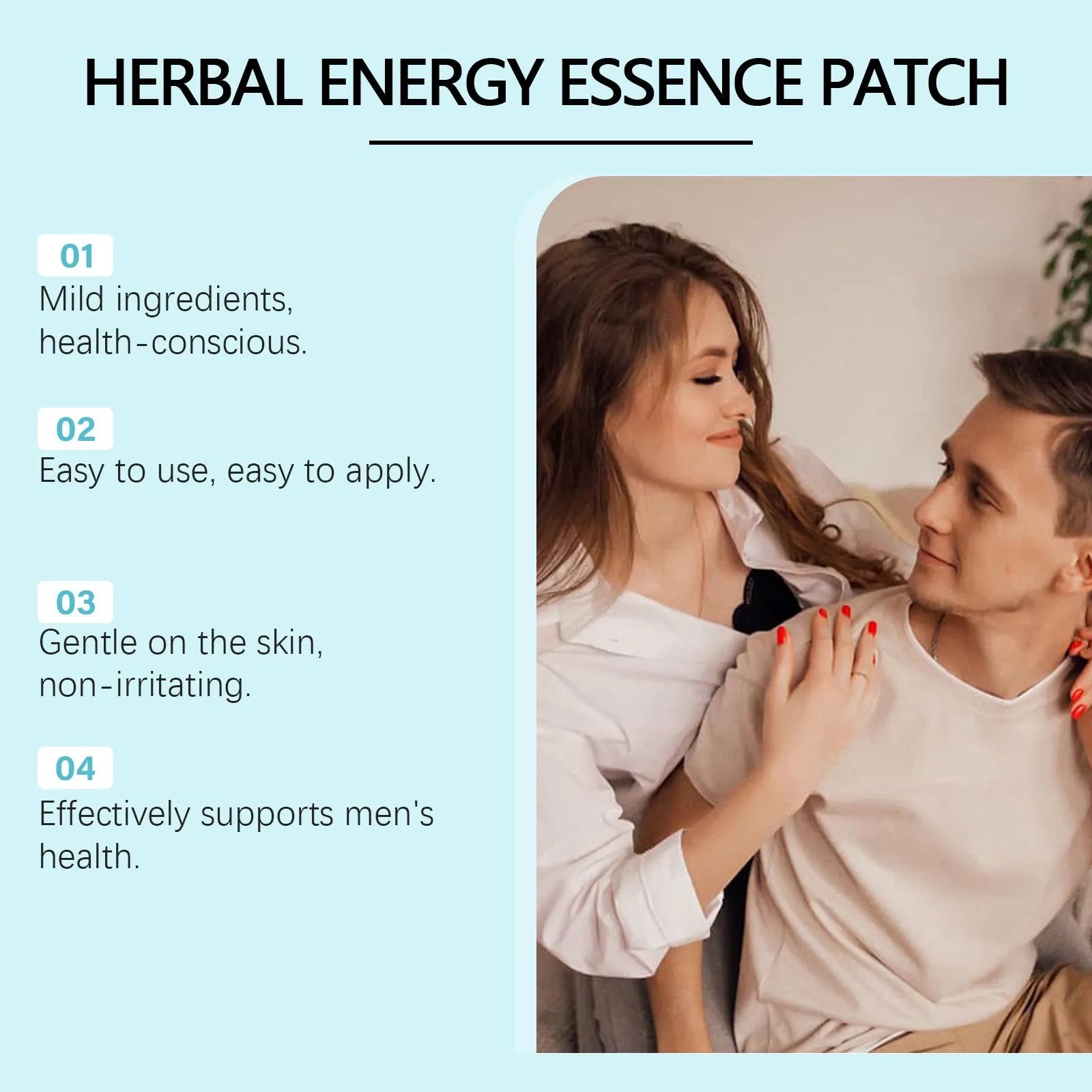 Pack of 10 herbal navel adhesive bandages containing moxa leaf and Asian ginseng.