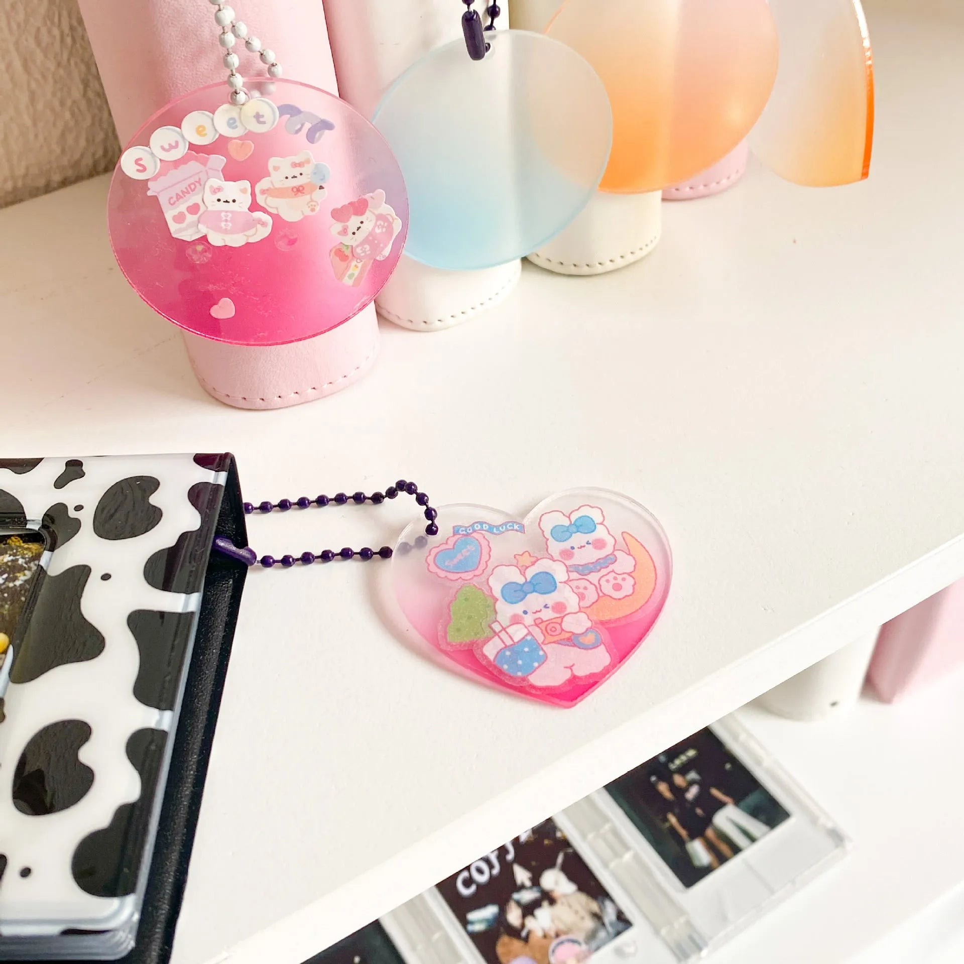 PVC waterproof cartoon style stickers for agenda and notebook decoration