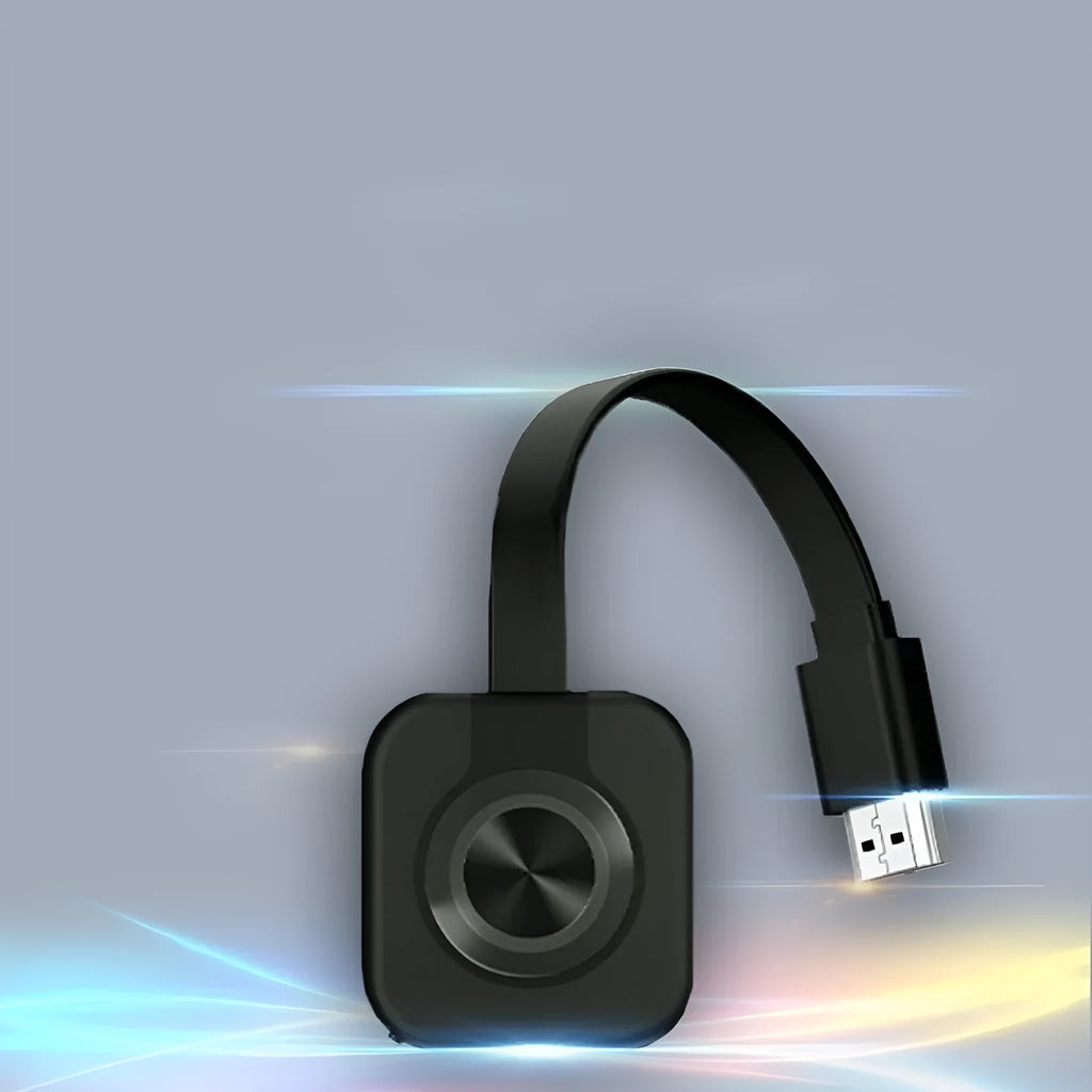 Compact wireless HDMI transmitter for mobile phone screen mirroring to displays