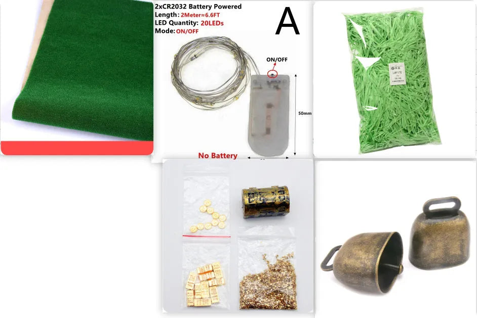 Alloy gold coin and gold bar miniature ornaments for doll house and model accessories.