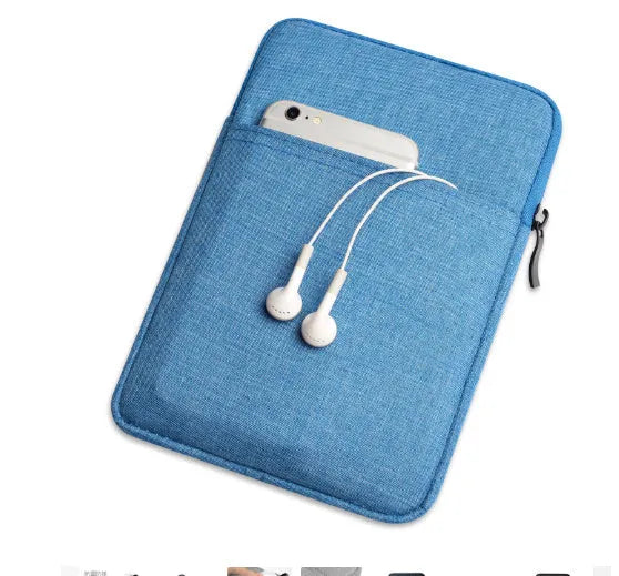 Waterproof plush tablet case for Apple iPad 7 inch 9.7 inch 10.2 inch 10.5 inch 11 inch in grey