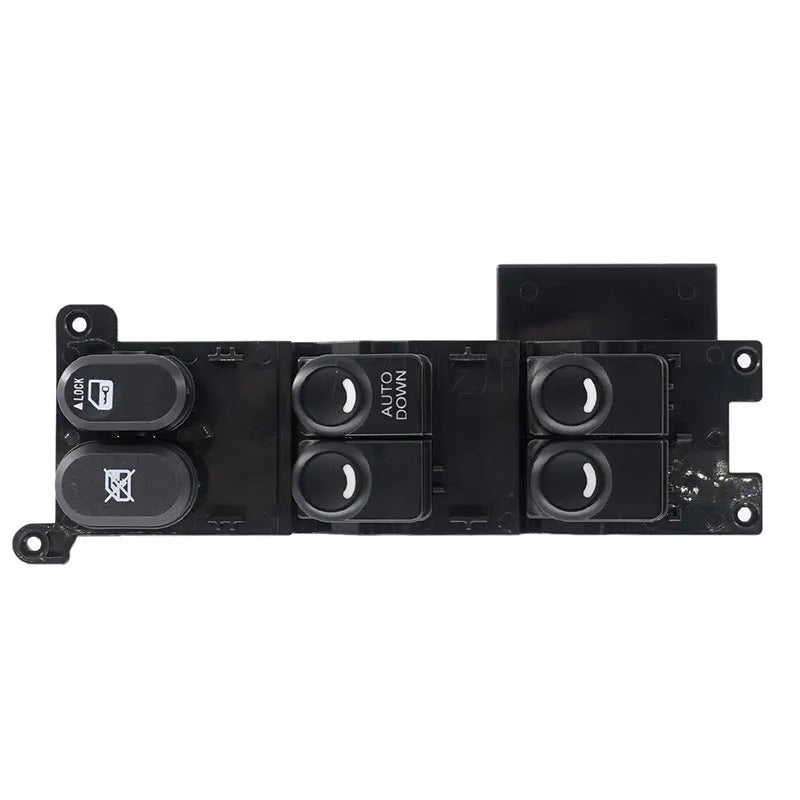 Black ABS plastic electric window master switch for 2007-2012 Hyundai i30 part number 93570-2L910