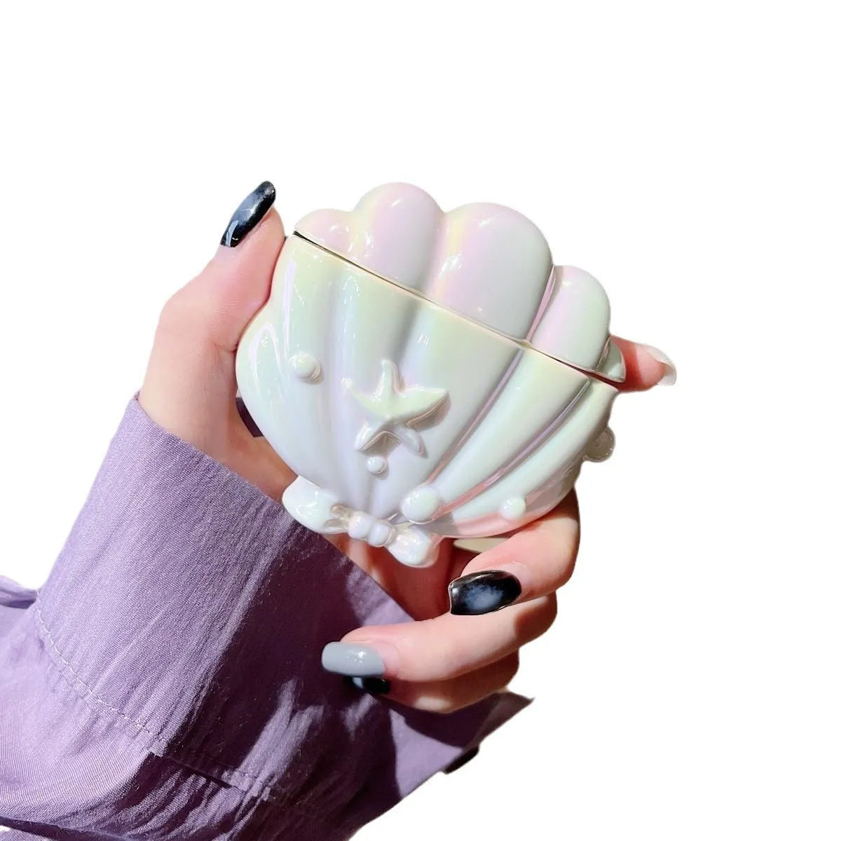 White PVC colourful shell headphone case with cartoon style for AirPods 3, 1/2, Pro and Pro 2