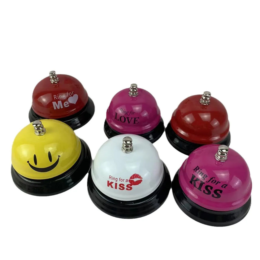Iron game bell for students or restaurants in a choice of ten different colours.