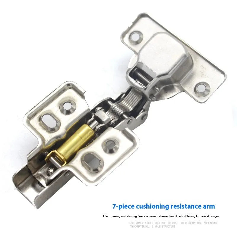 761 cold rolled steel hydraulic damping cabinet hinge with nickel plating in three bend configurations