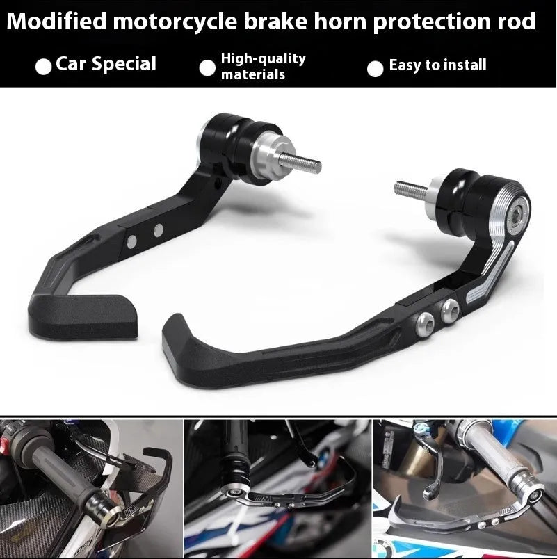 Black CNC motorcycle bow protection pads for Honda CBR650 brake horn guard bar