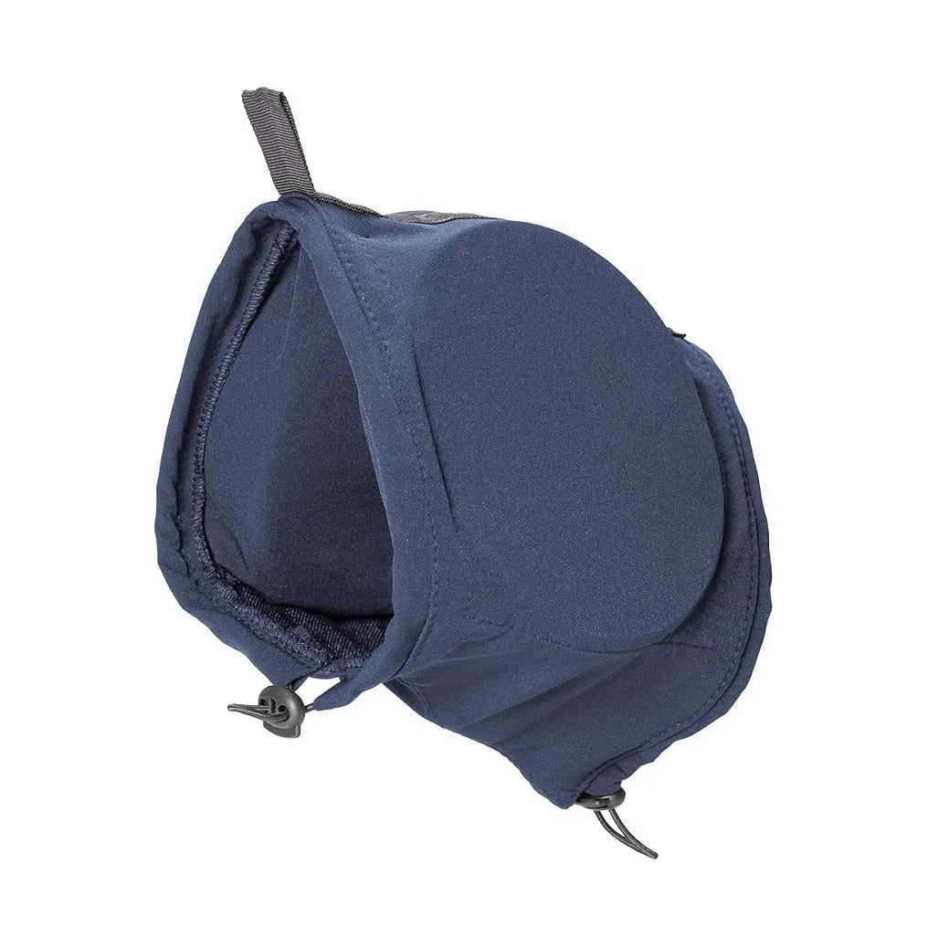 Nylon dog earmuffs for hearing protection, black or blue, sizes S to XL, one pair for thunder and fireworks