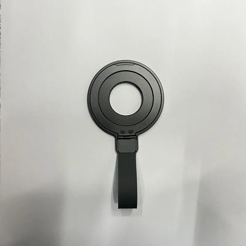 Round silicone magnetic wrist strap phone holder in red, purple, green, blue or black