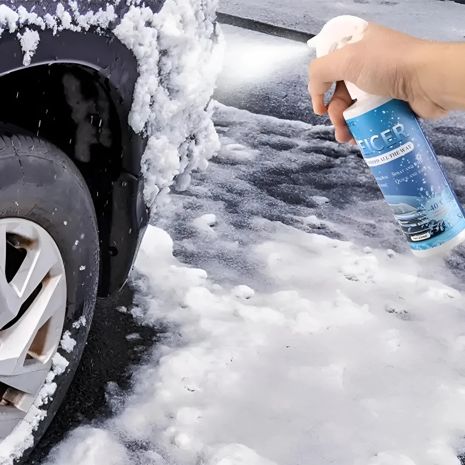 250ml aerosol car deicing spray can with trigger nozzle for winter windscreen clearance