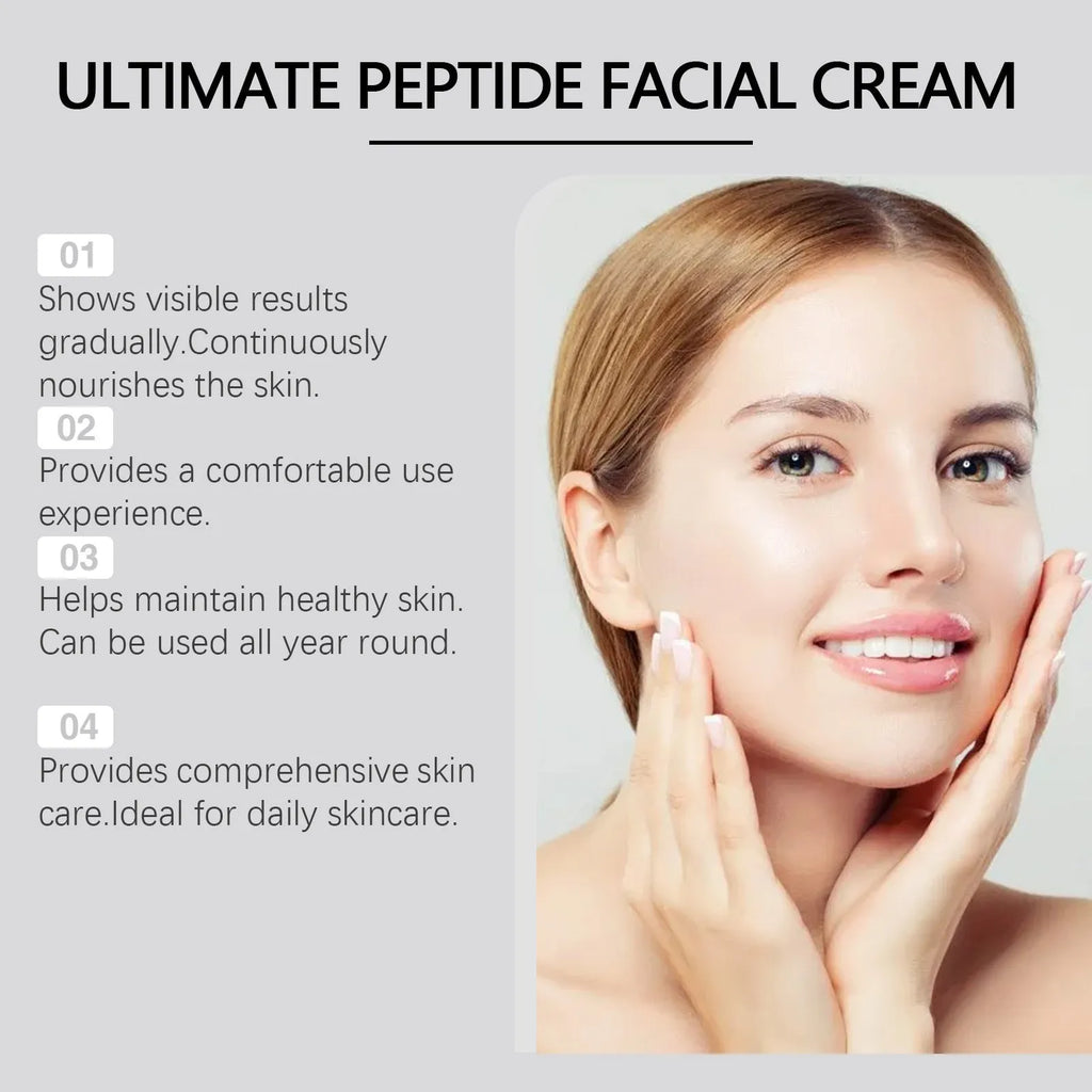 Jar of Deep Nourishing Moisturising Facial Cream with Ceramide and Peptides, 50g.