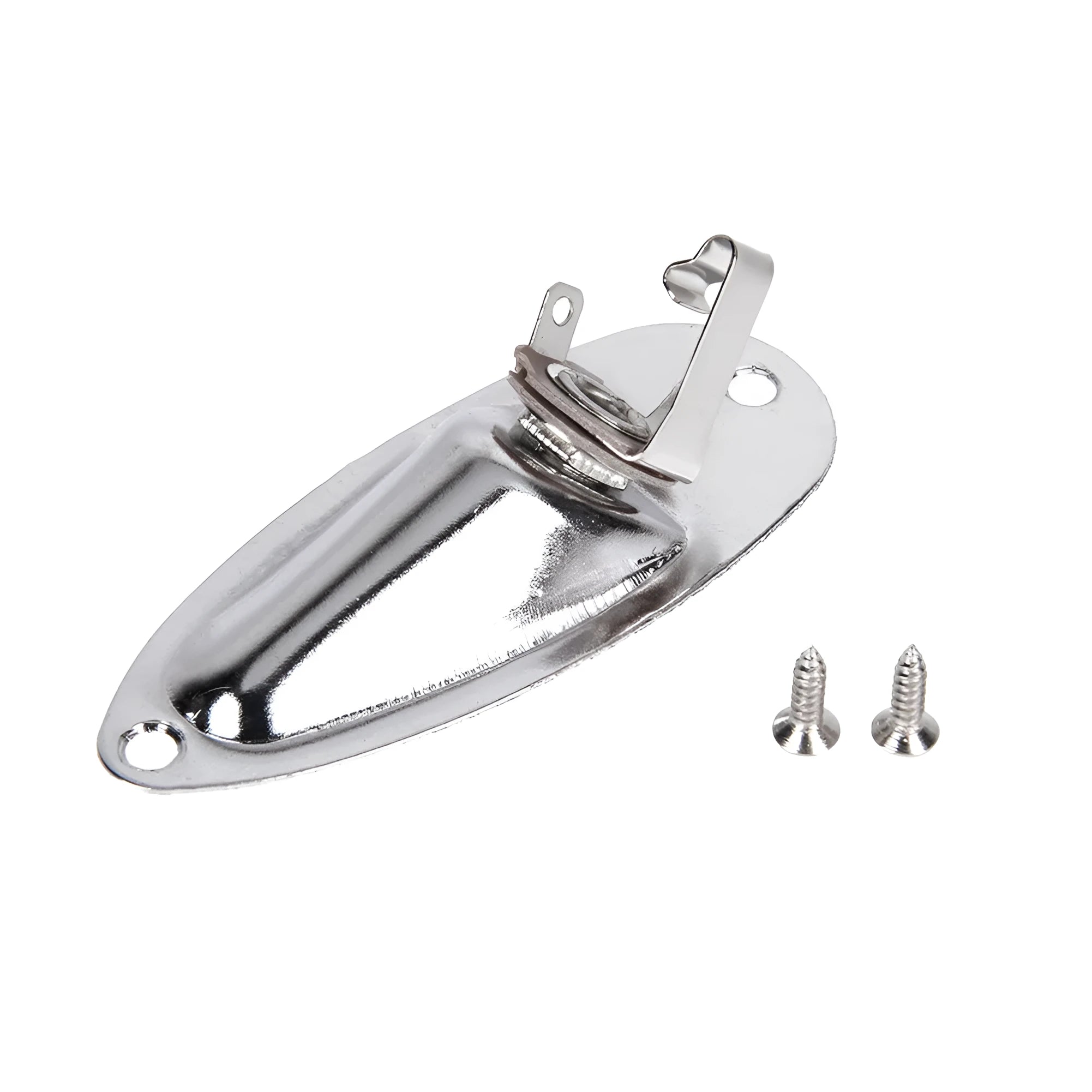 Black alloy electric guitar ST boat output socket jack for guitar and bass replacement