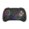 Six-axis Bluetooth handle for Switch and PC in black or white with dual motors and 600 mAh battery