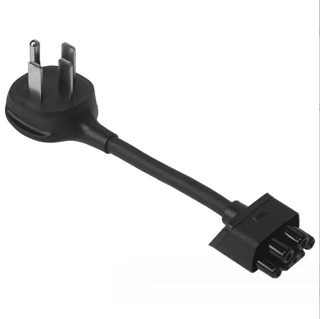 American Standard adapter cable with car charger conversion wire showing copper core and polyethylene sheath construction