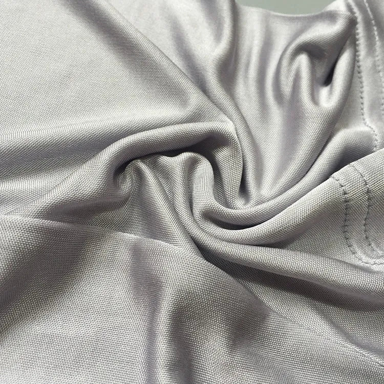 Men's silk loose fit shorts in navy blue, silver grey, or skin colour