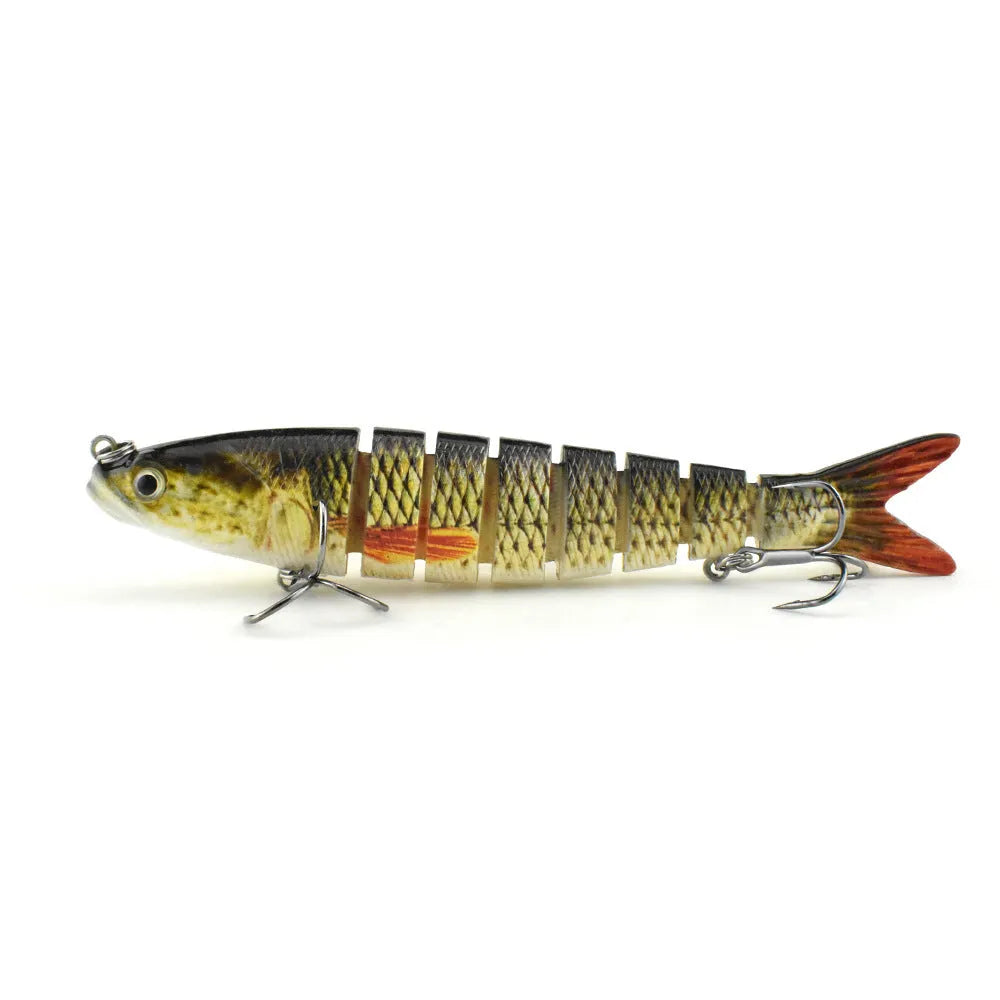 Eight Fish brand hard bait fishing lure, 133 mm long, shown in one of its eleven available colour options.