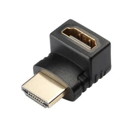 270-degree HDMI adapter cable with square bend for TV laptop wiring protection