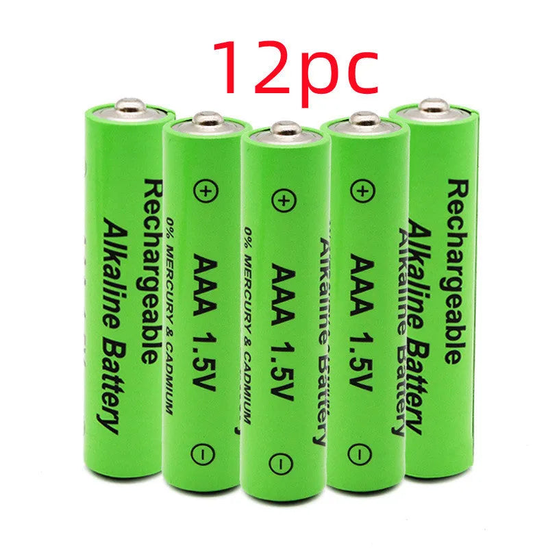 Industrial grade rechargeable alkaline AA battery with 3000mAh capacity