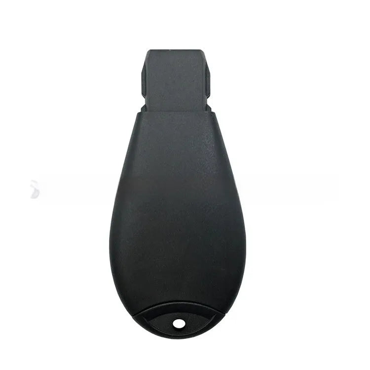 Black plastic Dodge Chrysler smart key replacement shell case showing dimensions and model codes B01-B11