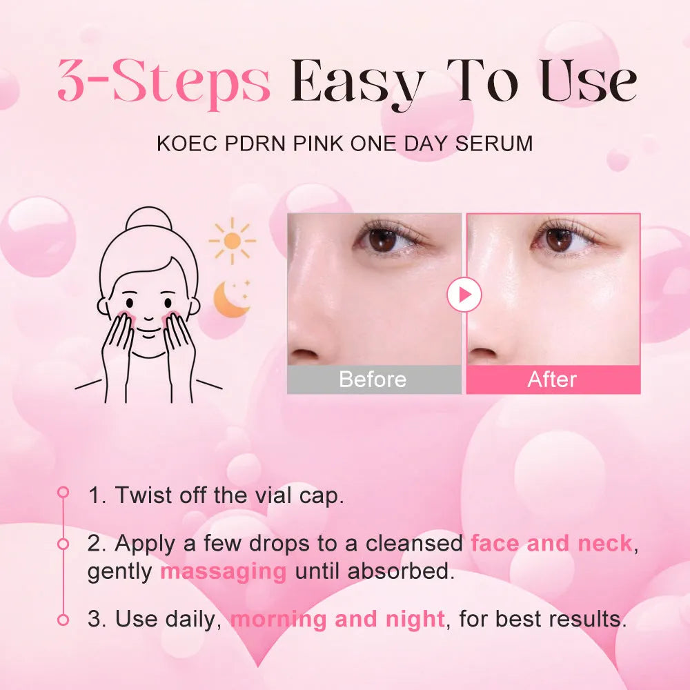 KOEC powder polypeptide disposable face masks 10 pack with essence for moisturising facial treatment