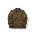 Men's cotton stitching workwear jacket in army green, khaki, tiger pattern or new rainforest camouflage, sizes S to XXL