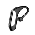 Bluetooth 5.1 wireless earphones in Chinese red with ear-hook design and power display