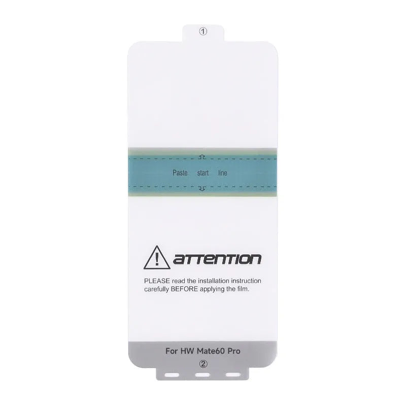 TPU screen protector for Huawei Mate60 and Mate60 Pro with anti-fingerprint coating and installation tool