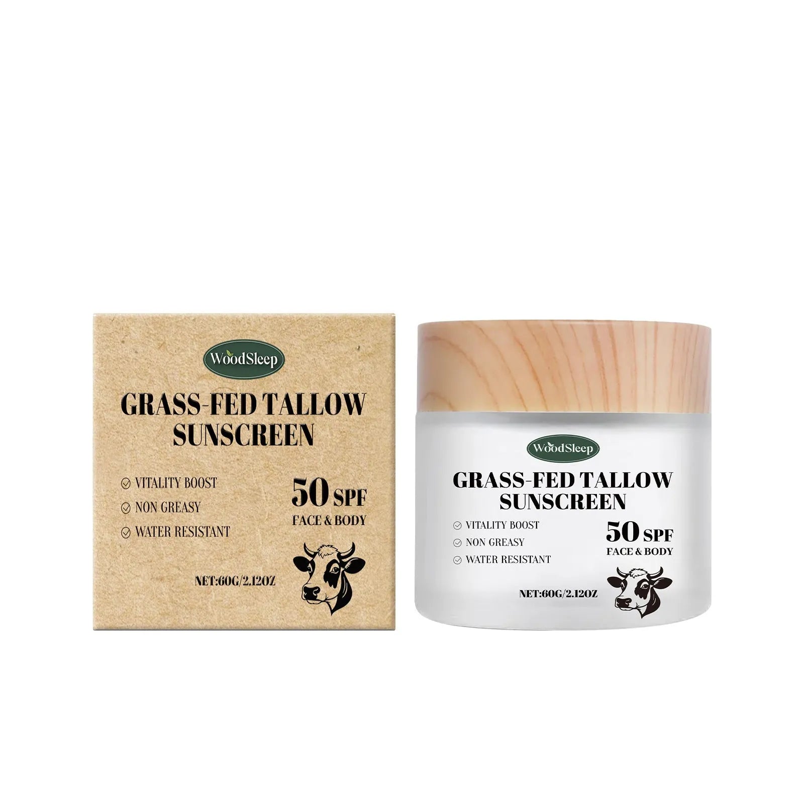 60g container of shea butter moisturising protective cream with hyaluronic acid and SPF ingredients.