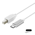 3-in-1 electric piano keyboard data cable with multiple connector interfaces