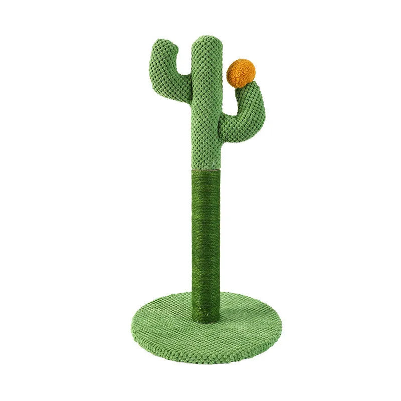 Masson cactus-themed cat scratching pole and climbing frame toy for pets.