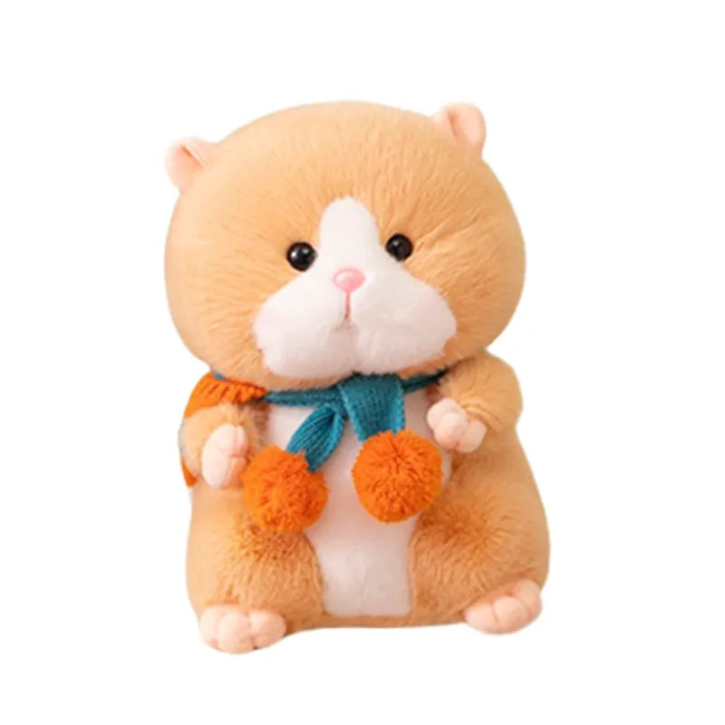 Djungarian hamster plush doll in brown or grey, 25cm or 30cm, polyester fibre with PP cotton filling