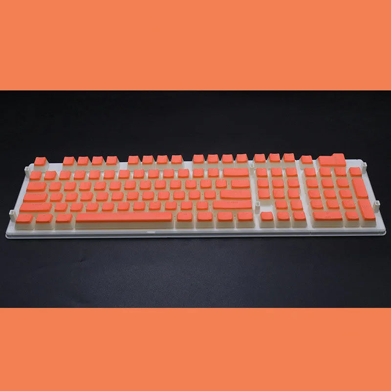 108 key pudding keycap set with translucent sides in sixteen colour options for mechanical keyboards
